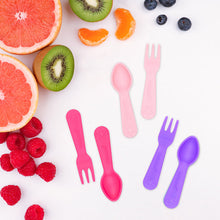 Load image into Gallery viewer, LUNCH PUNCH - FORK & SPOON - PINK