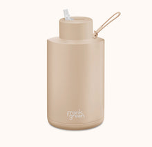 Load image into Gallery viewer, Frank Green - Stainless Streel Reusable Water Bottle with straw Lid - 68oz / 2000ml
