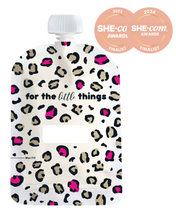 Load image into Gallery viewer, Sinchies 150ml Reusable Pouches - Leopard