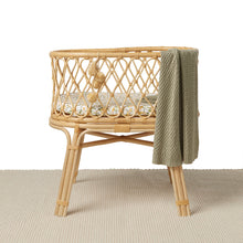 Load image into Gallery viewer, Golden Wattle l Organic Bassinet Sheet / Change Pad Cover - Snuggle Hunny