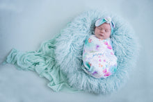 Load image into Gallery viewer, Sweet Petal  | Snuggle Swaddle & Topknot Set - Snuggle Hunny Kids