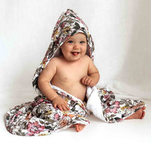 Load image into Gallery viewer, Snuggle Hunny - Australiana Organic Hooded Towel