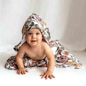 Snuggle Hunny - Australiana Organic Hooded Towel