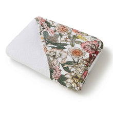 Load image into Gallery viewer, Snuggle Hunny - Australiana Organic Hooded Towel