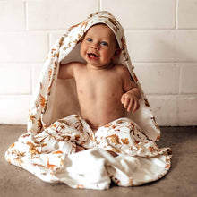 Load image into Gallery viewer, Snuggle Hunny - Dino Organic Hooded Towel