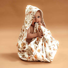 Load image into Gallery viewer, Snuggle Hunny - Dino Organic Hooded Towel