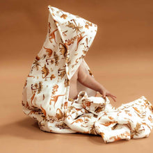 Load image into Gallery viewer, Snuggle Hunny - Dino Organic Hooded Towel