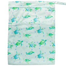 Load image into Gallery viewer, Boho Babes - Turtles - Large Wetbag - Green Lily