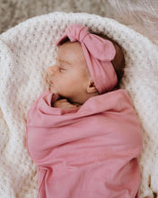 Load image into Gallery viewer, Jewel  | Snuggle Swaddle & Topknot Set - Snuggle Hunny Kids