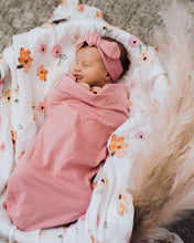 Load image into Gallery viewer, Jewel  | Snuggle Swaddle & Topknot Set - Snuggle Hunny Kids