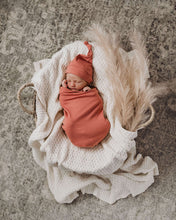 Load image into Gallery viewer, Clay | Snuggle Swaddle & Beanie Set - Snuggle Hunny Kids