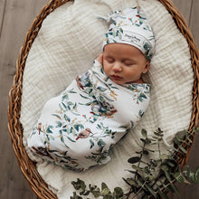 Load image into Gallery viewer, Eucalypt  | Snuggle Swaddle & Beanie Set - Snuggle Hunny Kids