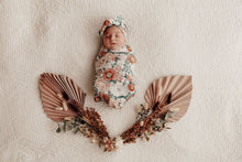 Load image into Gallery viewer, Florence | Snuggle Swaddle & Topknot Set - Snuggle Hunny Kids