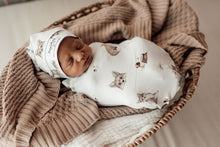 Load image into Gallery viewer, Fox | Snuggle Swaddle & Beanie Set - Snuggle Hunny Kids