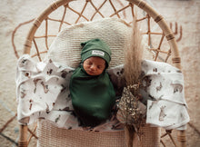 Load image into Gallery viewer, Olive | Snuggle Swaddle & Beanie Set - Snuggle Hunny Kids