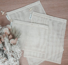 Load image into Gallery viewer, Organic Cotton Mesh Produce Bag (3 pack) - Mini & Boo