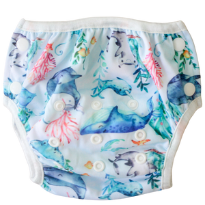 Boho Babes - Whale of a Time - 3-14kgs - Green Lily 
