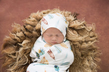 Load image into Gallery viewer, Dreamweaver | Snuggle Swaddle & Topknot Set - Snuggle Hunny Kids