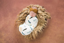 Load image into Gallery viewer, Dreamweaver | Snuggle Swaddle & Topknot Set - Snuggle Hunny Kids