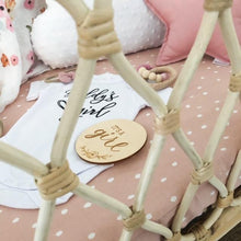 Load image into Gallery viewer, Gender Reveal Wooden Milestone Cards - Green Lily