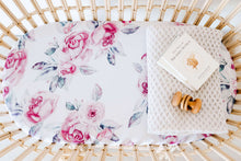 Load image into Gallery viewer, Lilac Skies l Bassinet Sheet / Change Pad Cover - Snuggle Hunny Kids