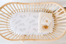 Load image into Gallery viewer, Wild Fern l Bassinet Sheet / Change Pad Cover - Snuggle Hunny Kids - Green Lily