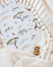Load image into Gallery viewer, Safari l Bassinet Sheet / Change Pad Cover - Snuggle Hunny Kids
