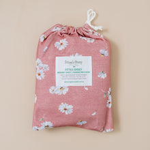 Load image into Gallery viewer, Daisy l Bassinet Sheet l Change Pad Cover - Snuggle Hunny Kids - Green Lily
