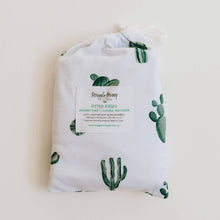 Load image into Gallery viewer, Cactus l Bassinet Sheet / Change Pad Cover - Snuggle Hunny Kids - Green Lily