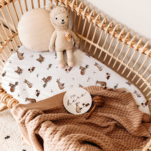 Load image into Gallery viewer, Fox l Bassinet Sheet / Change Pad Cover - Snuggle Hunny Kids