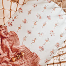 Load image into Gallery viewer, Ballerina l Bassinet Sheet / Change Pad Cover - Snuggle Hunny Kids