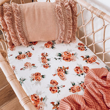 Load image into Gallery viewer, Rosebud l Bassinet Sheet / Change Pad Cover - Snuggle Hunny Kids