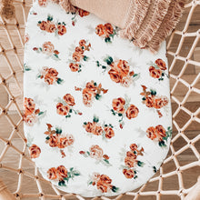 Load image into Gallery viewer, Rosebud l Bassinet Sheet / Change Pad Cover - Snuggle Hunny Kids