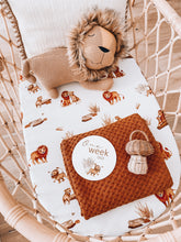 Load image into Gallery viewer, Lion l Bassinet Sheet / Change Pad Cover - Snuggle Hunny Kids