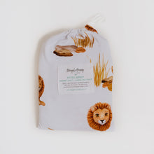 Load image into Gallery viewer, Lion l Bassinet Sheet / Change Pad Cover - Snuggle Hunny Kids