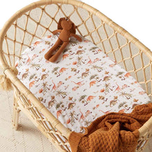 Load image into Gallery viewer, Dino l Bassinet Sheet / Change Pad Cover - Snuggle Hunny