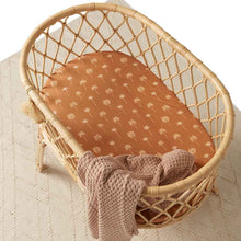 Load image into Gallery viewer, Bronze Palm l Bassinet Sheet / Change Pad Cover - Snuggle Hunny Kids