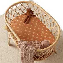 Load image into Gallery viewer, Bronze Palm l Bassinet Sheet / Change Pad Cover - Snuggle Hunny Kids