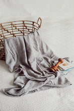 Load image into Gallery viewer, Storm l Organic Muslin Wrap - Green Lily