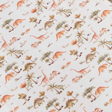 Load image into Gallery viewer, Dino l Fitted Cot Sheet - Snuggle Hunny