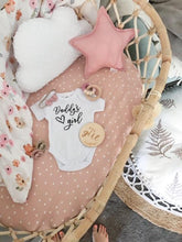 Load image into Gallery viewer, Gender Reveal Wooden Milestone Cards - Green Lily