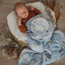 Load image into Gallery viewer, Eventide Miss Kyree Loves l Organic Muslin Wrap - Green Lily