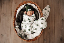 Load image into Gallery viewer, Cactus l Organic Muslin Wrap - Green Lily