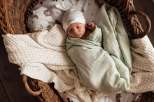 Load image into Gallery viewer, Honeydew l Organic Muslin Wrap