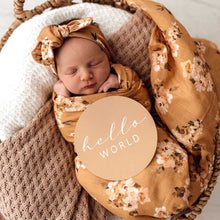 Load image into Gallery viewer, Snuggle Hunny Kids l GOLDEN WATTLE l Organic Muslin Wrap