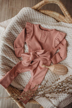 Load image into Gallery viewer, Rose Growsuit - Organic Clothing by Snuggle Hunny Kids