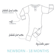 Load image into Gallery viewer, Rose Growsuit - Organic Clothing by Snuggle Hunny Kids