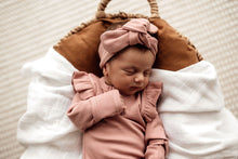 Load image into Gallery viewer, Rose Growsuit - Organic Clothing by Snuggle Hunny Kids