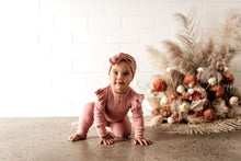 Load image into Gallery viewer, Rose Growsuit - Organic Clothing by Snuggle Hunny Kids