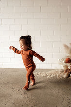 Load image into Gallery viewer, Biscuit Growsuit - Organic Clothing by Snuggle Hunny Kids